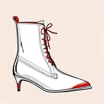 red pointed-toe boots image